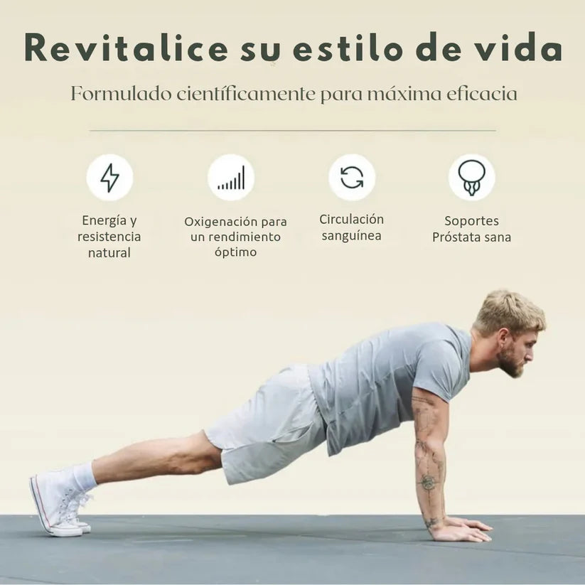 Combo de Masculinidad: Salud Prostática + Óxido Nítrico - COMPRA 1 LLEVA 2
