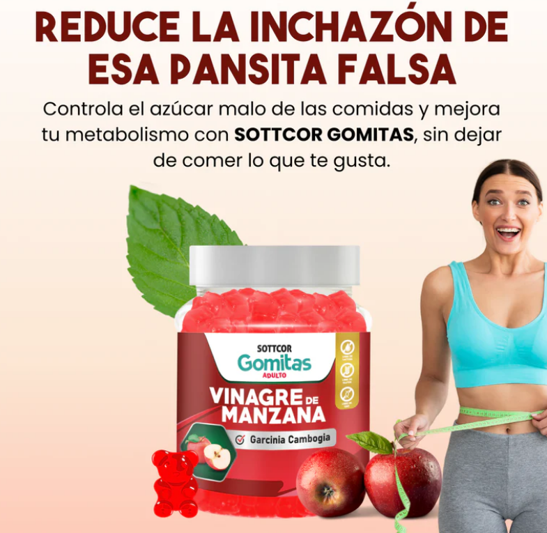 GOMITAS VINAGRE DE MANZANA - 130 GOMITAS