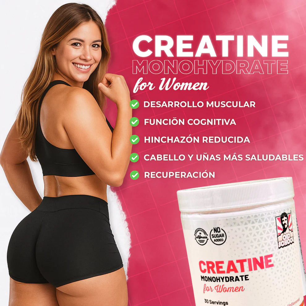 Creatina Monohidratada OLD SCHOOL - Activa Tus Curvas, Despierta Tu Figura