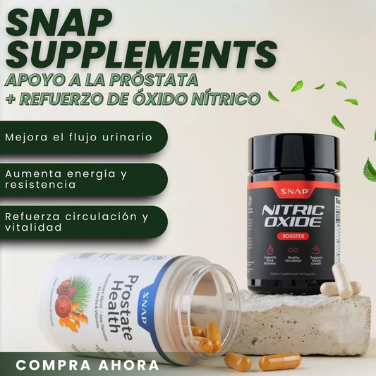 Combo de Masculinidad: Salud Prostática + Óxido Nítrico - COMPRA 1 LLEVA 2